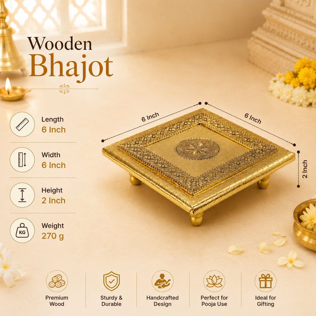 Wooden Bhajot