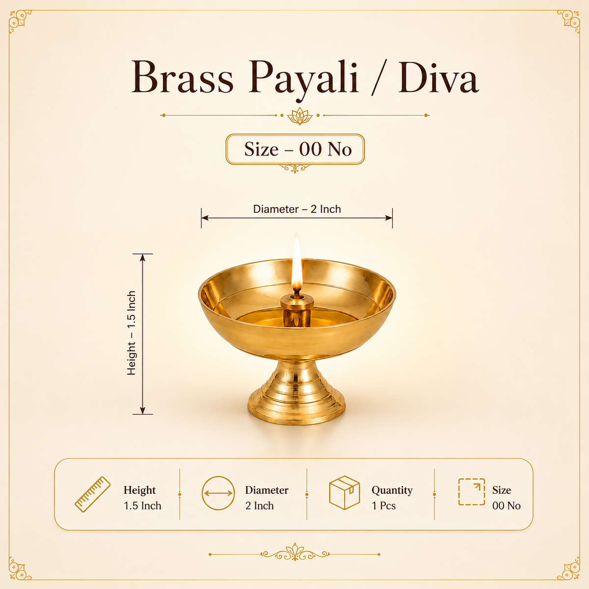 Brass Payali / Diya
