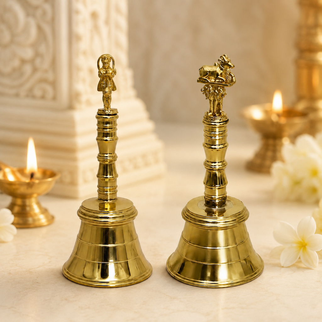 Brass PVD Nandi Hand Bell
