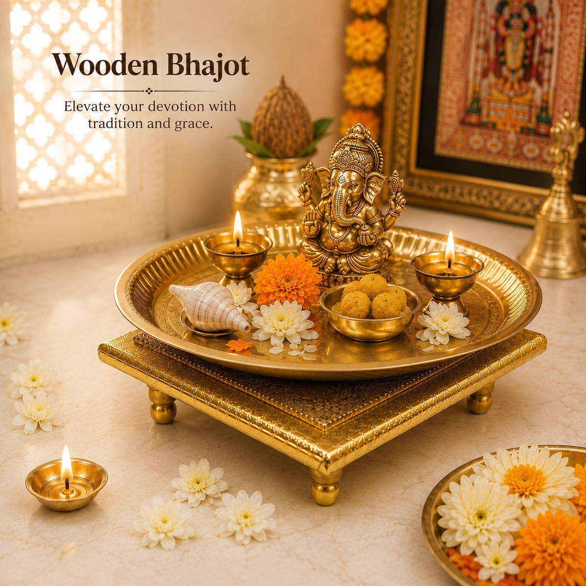 Wooden Bhajot