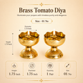 Brass Tomato Diya