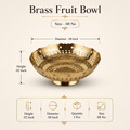 Brass Fruit / Flower Bowl