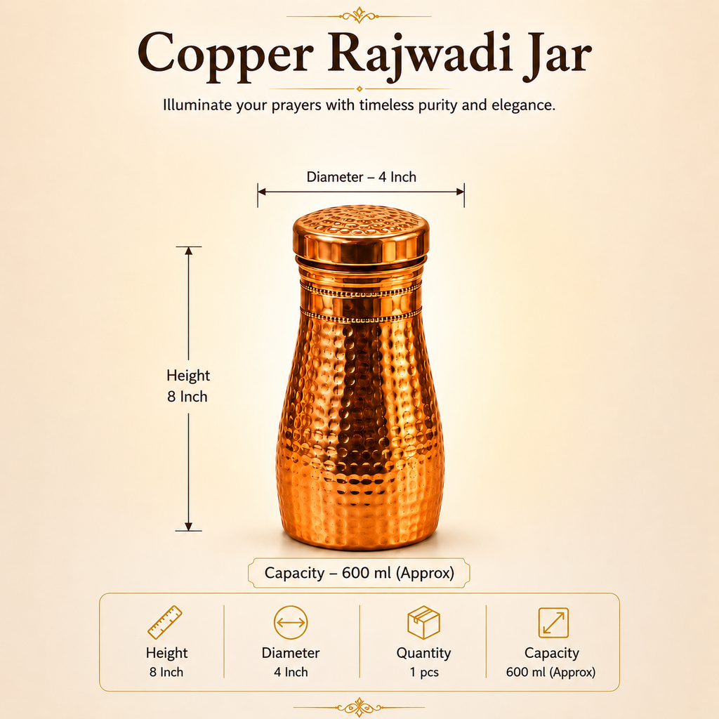 Copper Rajawadi Jar