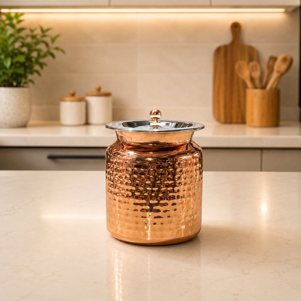 PVD Copper Oil / Ghee Pot