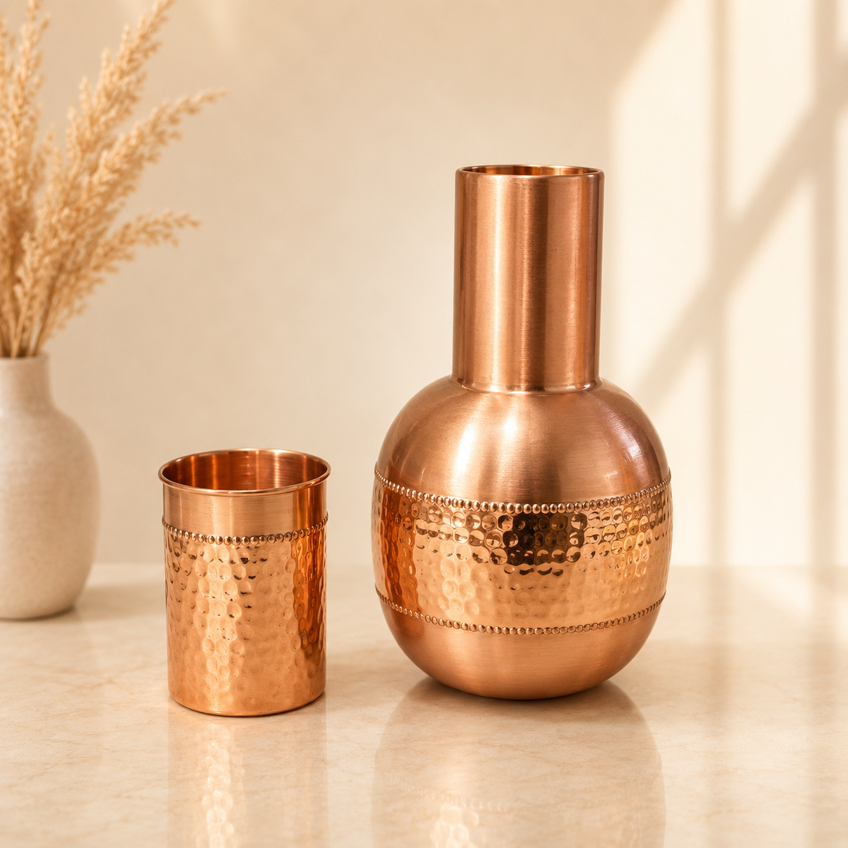 Copper Surahi Jar