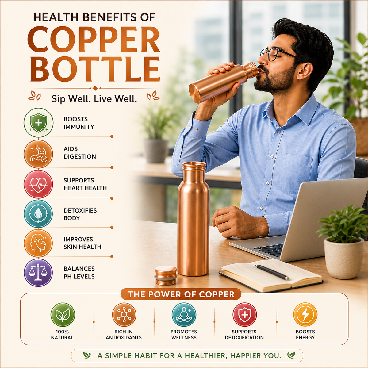 Copper Bottle