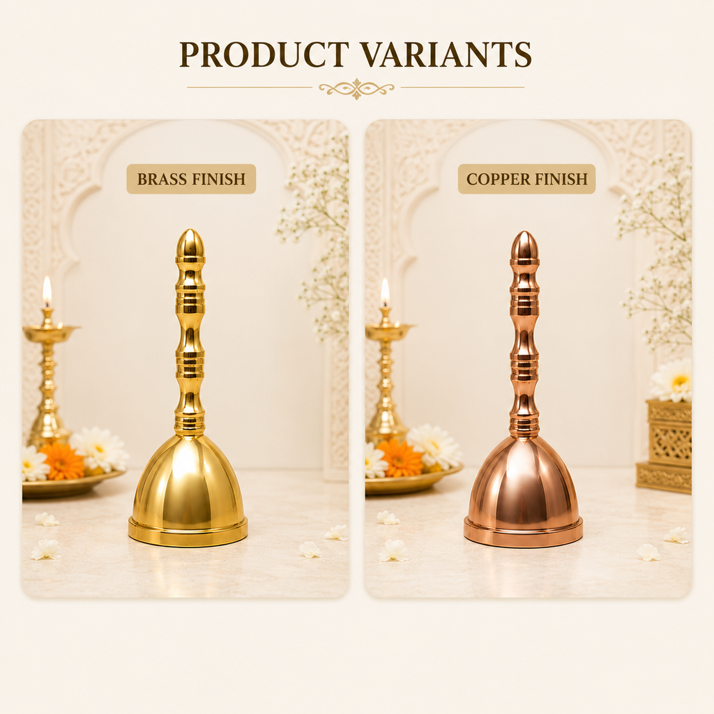 Brass PVD Coating Hand Bell