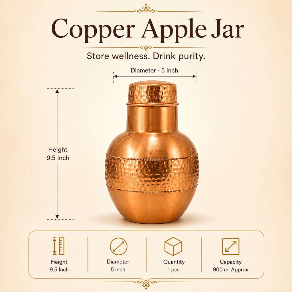 Copper Apple Jar