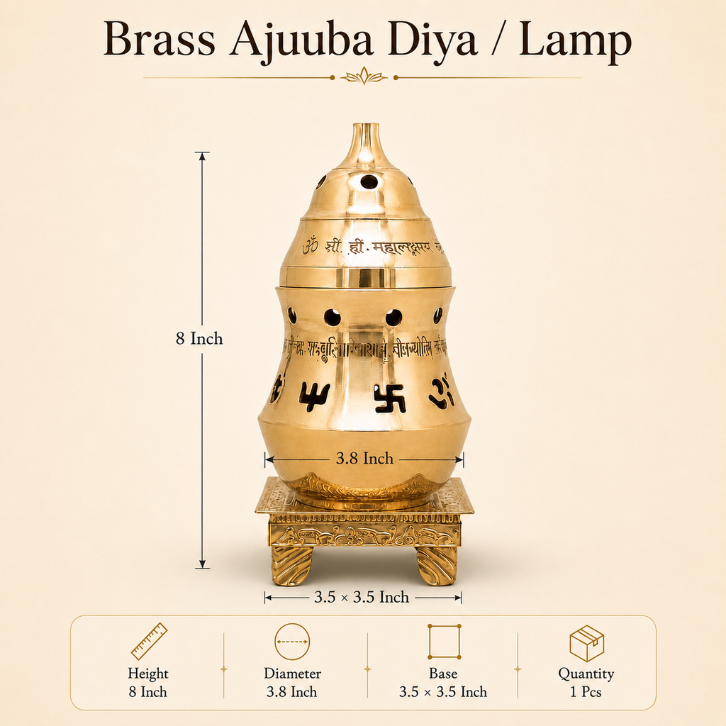 Brass Ajuuba Diya / Lamp